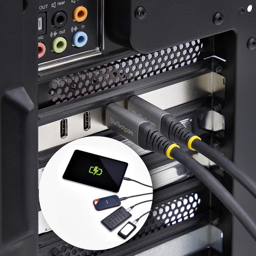 USB PCIe Card StarTech 4-Port USB-C 10Gbps Expansion Windows/Linux/macOS - P10Q4C-USB-CARD