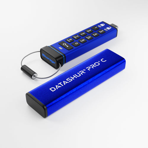 USB Type-C Flash Drive iStorage datAshur PRO+C 32GB FIPS 140-3 Encryption 310MB/s
