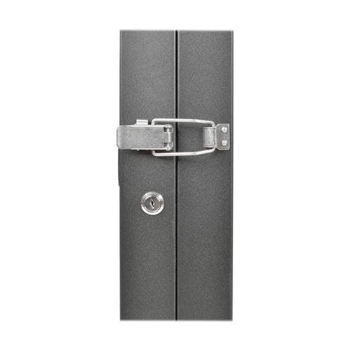2U Wall-Mount Rack Enclosure Cabinet Tripp Lite SmartRack 68kg Capacity Key Lock Black