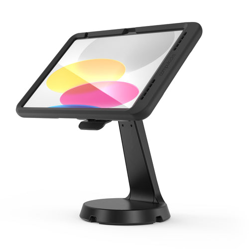 Compulocks iPad 10.9" 10th Gen PowerMove Mast Counter Stand - Black - Tablet Security Enclosure