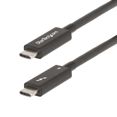 Thunderbolt Cable StarTech.com A40G2MB-TB4-CABLE 40Gbps 100W Power Delivery 4K/8K - A40G2MB-TB4-CABLE