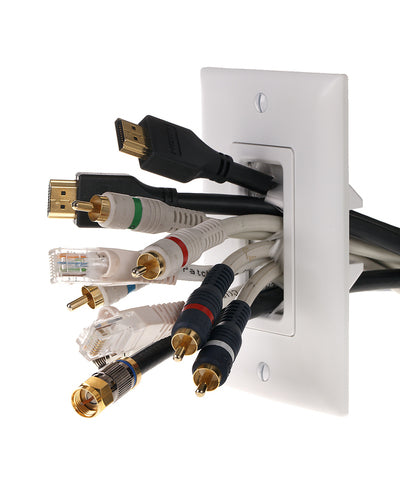 On-Q WHITE CABLE ACCESS STRAP