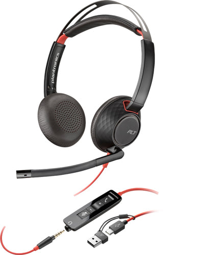USB-C Headset HP Poly Blackwire 5220 Wired 20-20000Hz 3.5mm - 8X231A6