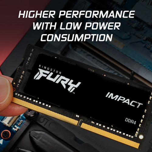 8GB Kingston FURY Impact DDR4 SODIMM 3200MT/s CL20 Memory Module