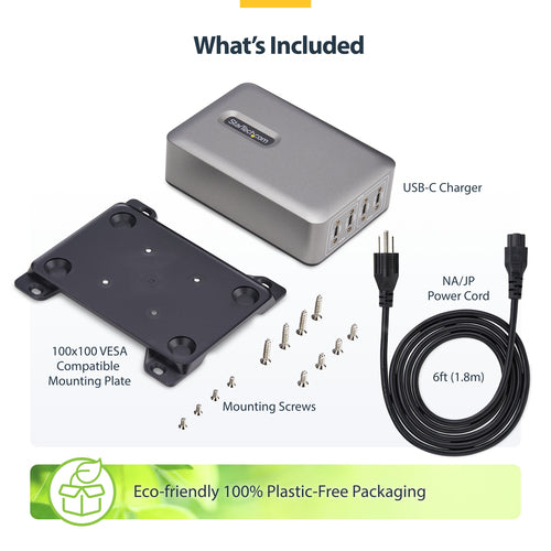 StarTech.com 424DEU-USB-C-CHARGER mobile device charger