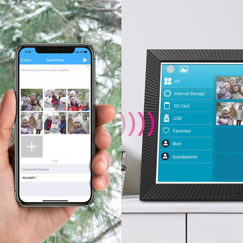 Aluratek AWS217F digital photo frame