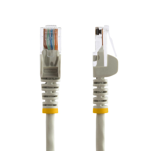 StarTech.com 50 ft Gray Snagless Category 5e (350 MHz) UTP Patch Cable networking cable