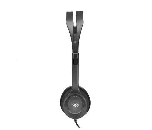 Wired Headset Logitech H111 3.5mm 20-20000 Hz Lightweight Black
