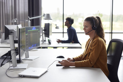 USB-A Headset HP Poly EncorePro 525 Microsoft Teams Certified Wired Stereo - 783R2AA