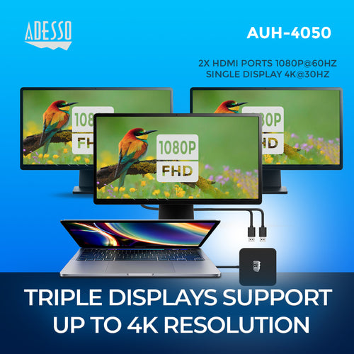 Adesso AUH-4050 laptop dock/port replicator