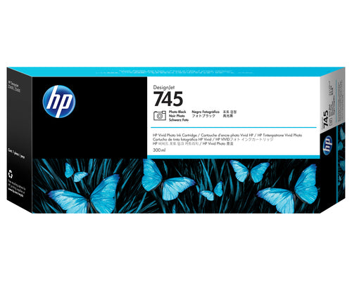 HP 745 Photo Black Ink Cartridge 300ml for DesignJet Printers