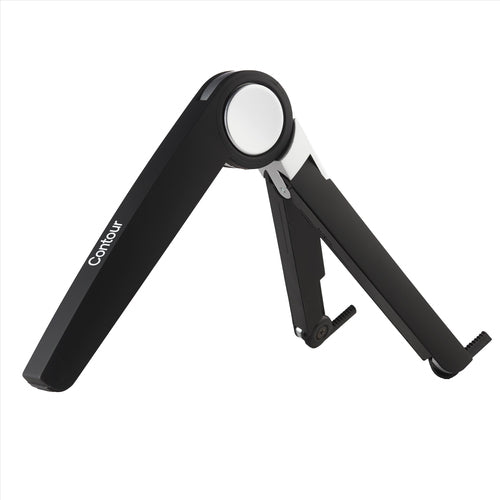 Laptop Stand Contour Design Adjustable Height 4.9kg Black Silver