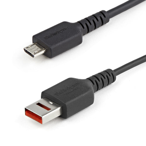 USB Charging Cable StarTech.com USBSCHAU1M 3ft USB-A Micro USB B Secure Charge Only