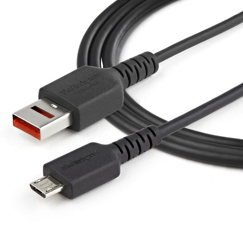USB Charging Cable StarTech.com USBSCHAU1M 3ft USB-A Micro USB B Secure Charge Only
