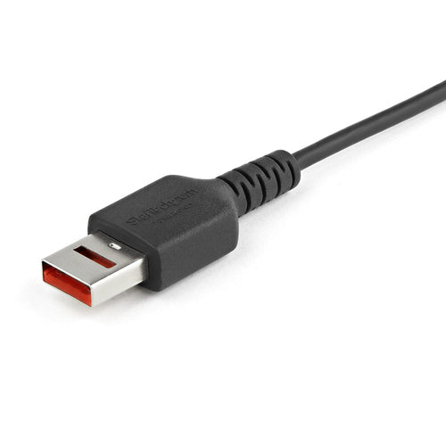 USB Charging Cable StarTech.com USBSCHAU1M 3ft USB-A Micro USB B Secure Charge Only