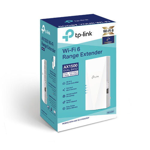 TP-Link RE500X Wi-Fi Range Extender 1200Mbps Dual Band Wireless
