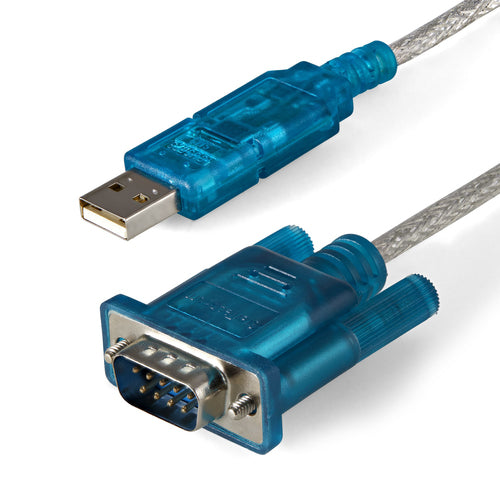 USB to RS232 DB9 Serial Adapter Cable 3ft Male-Male USB 2.0