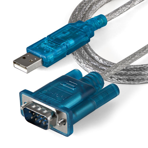 USB to RS232 DB9 Serial Adapter Cable 3ft Male-Male USB 2.0