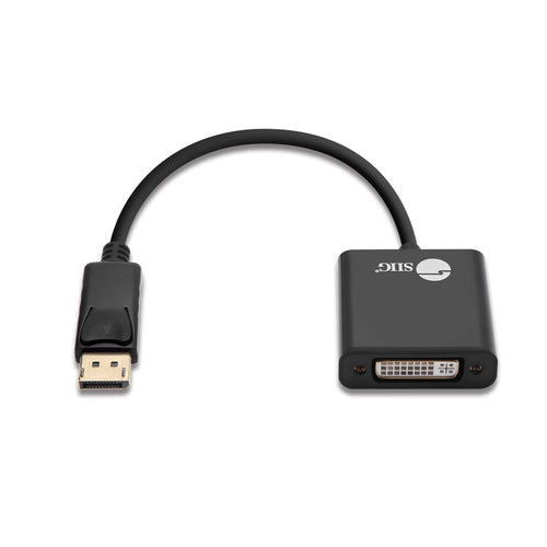 Video Cable Adapter Siig CB-DP1U12-S1 DisplayPort to DVI-D Male Female