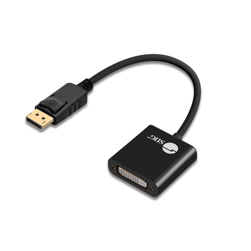 Video Cable Adapter Siig CB-DP1U12-S1 DisplayPort to DVI-D Male Female