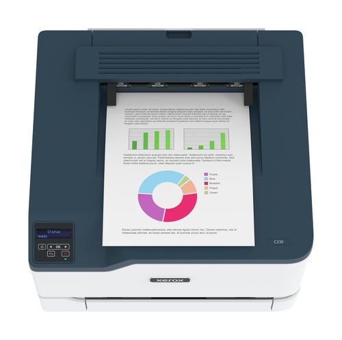 Color Laser Printer Xerox C230 24ppm A4 Duplex 600x600 DPI