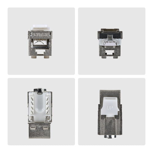 StarTech.com C6AKEYTLSTP9010PK keystone module