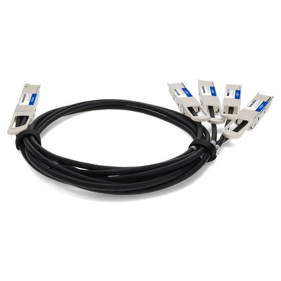 AddOn Networks QDD-4QSFP28-400-CU2-5M-AO InfiniBand/fibre optic cable