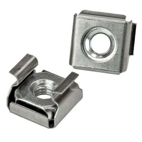 M5 Rack Screws and Cage Nuts 20 Pack Silver Screws