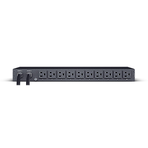 Power Distribution Unit 1U Metered CyberPower PDU24001 10 AC Outlets Horizontal Black