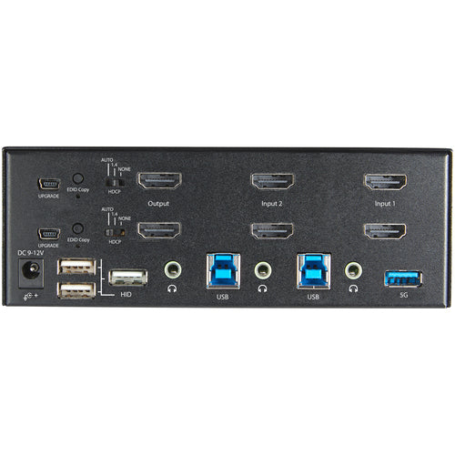 HDMI KVM Switch StarTech 2 Port 4K 60Hz USB 3.0 Hub