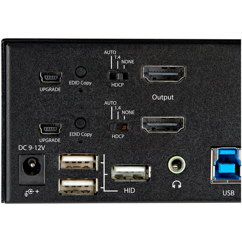 HDMI KVM Switch StarTech 2 Port 4K 60Hz USB 3.0 Hub