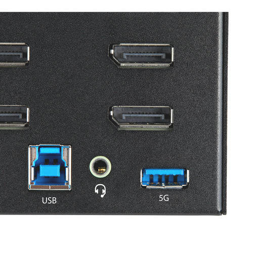 KVM Switch StarTech.com SV231QDPU34K 2-Port 4K DisplayPort USB 3.0 Hub