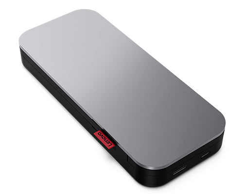 20000mAh Lenovo Go Portable Power Bank Lithium-Ion Black Grey