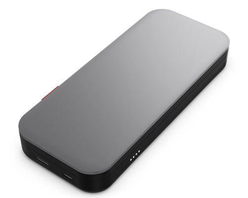 20000mAh Lenovo Go Portable Power Bank Lithium-Ion Black Grey