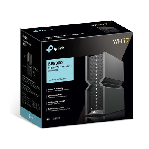 Wireless Router TP-Link Archer BE9300 Tri-Band Wi-Fi 7 2.4/5/6GHz Ethernet LAN - ARCHER BE550
