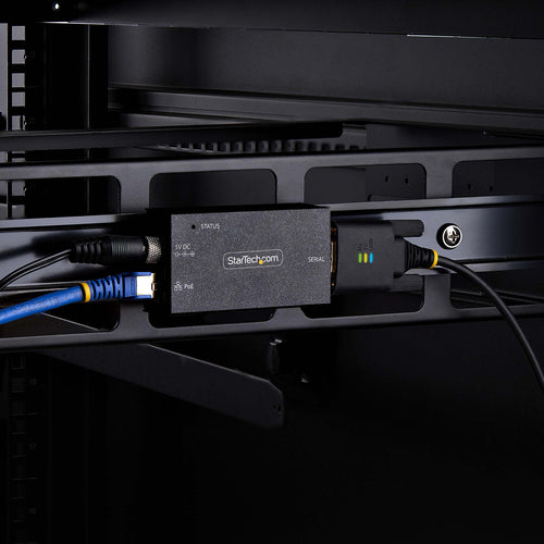 Serial to Ethernet Adapter StarTech.com I13P 1-Port PoE IP DB9 Converter Wall Mountable - I13P-SERIAL-ETHERNET