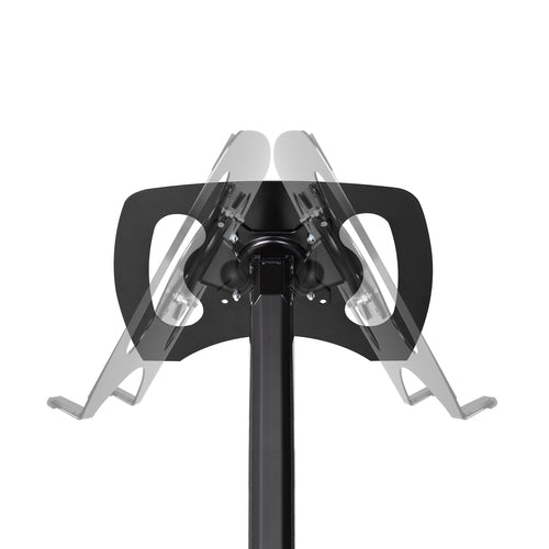 StarTech.com ARMUNONB1 Ergonomic Laptop & Monitor Stand - Adjustable Desk Mount with VESA Compatibility