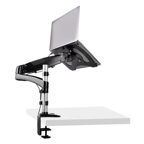 StarTech.com ARMUNONB1 Ergonomic Laptop & Monitor Stand - Adjustable Desk Mount with VESA Compatibility