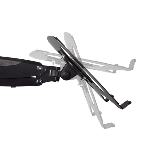 StarTech.com ARMUNONB1 Ergonomic Laptop & Monitor Stand - Adjustable Desk Mount with VESA Compatibility
