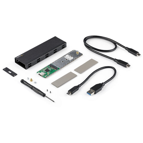 USB-C 10Gbps M.2 NVMe SATA SSD Enclosure Aluminum Case - StarTech