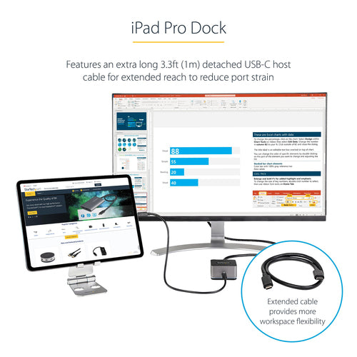 USB-C Mini Docking Station for Chromebooks 4K HDMI 27W PD 3-Port Hub