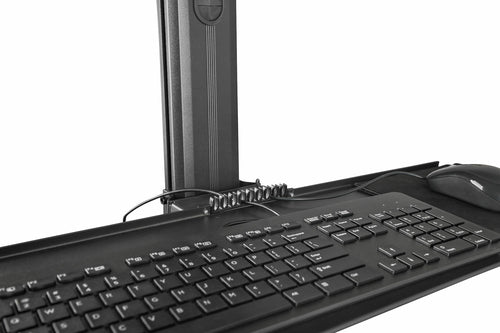Mobile Workstation Cart StarTech WKSTNCART Monitor Mount Height Adjustable Rolling - WKSTNCART