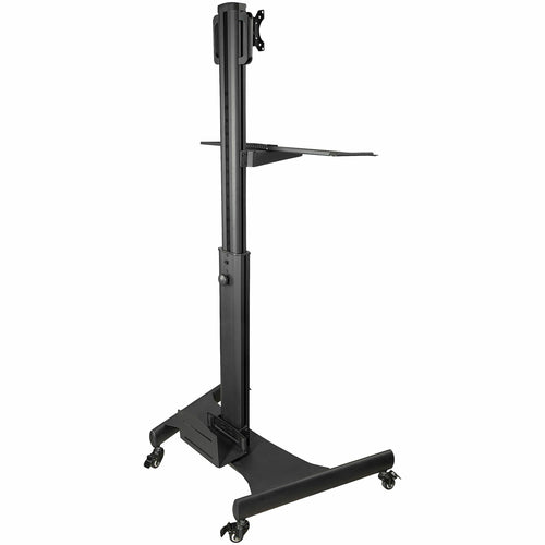 Mobile Workstation Cart StarTech WKSTNCART Monitor Mount Height Adjustable Rolling - WKSTNCART
