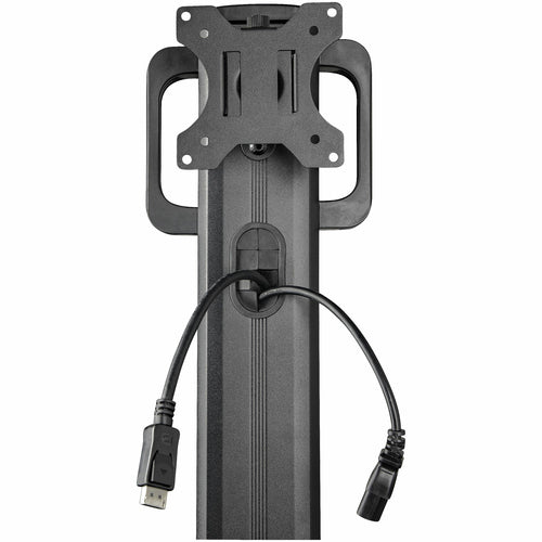 Mobile Workstation Cart StarTech WKSTNCART Monitor Mount Height Adjustable Rolling - WKSTNCART