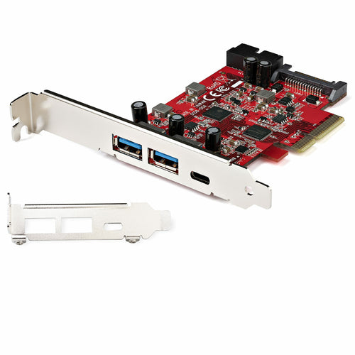 5-Port USB 3.1 Gen 2 PCIe Card with USB-C and USB-A Ports