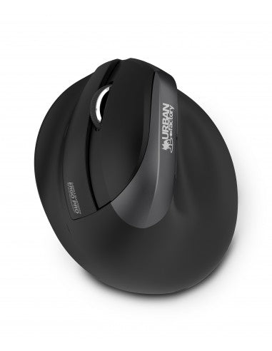 Vertical Wireless Mouse RF Bluetooth 4000 DPI Left-Handed Black Urban Factory