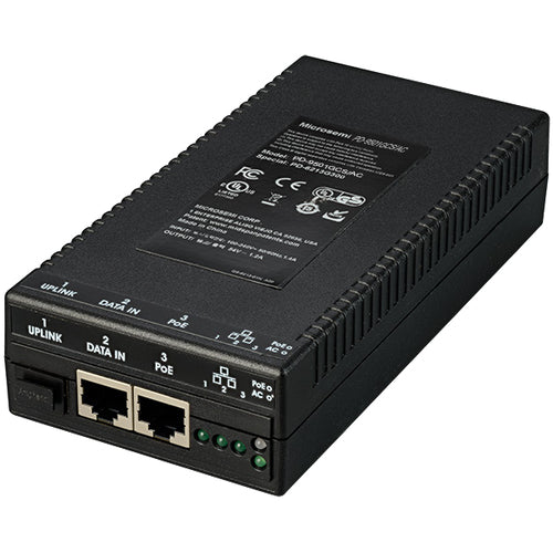 PoE Adapter Microchip Technology PD-9501GCS/AC-EU Gigabit Ethernet 10-100-1000 Mbit/s 54V - PD-9501GCS/AC-EU