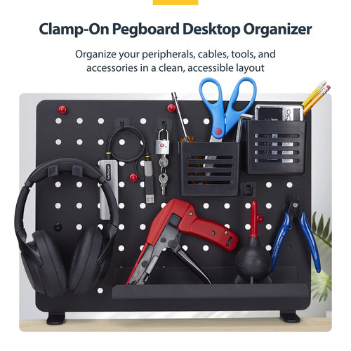 Desk Organizer Set Black StarTech.com 420mm x 320mm Lightweight