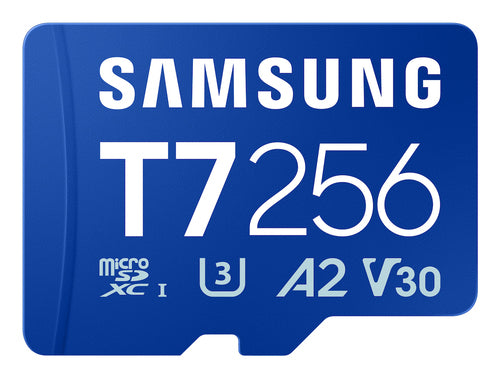 Memory Card Samsung T7 256GB microSDXC UHS-I 170MB/s Class 3 - MB-MB256T/WW