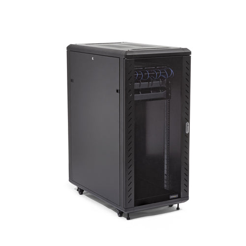 Rack Cabinet StarTech.com RK3236BKF 32U Lockable 800kg with Casters - RK3236BKF